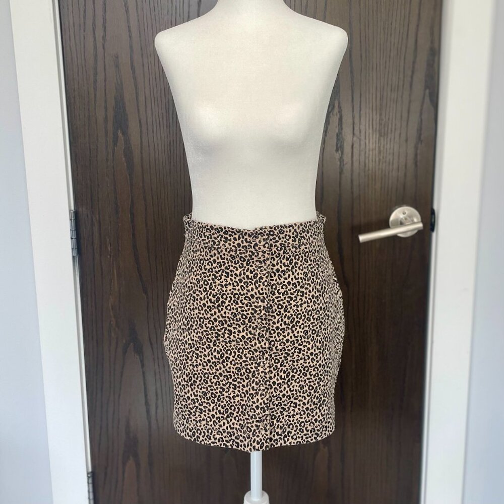 Forever 21 Leopard Mini Skirt